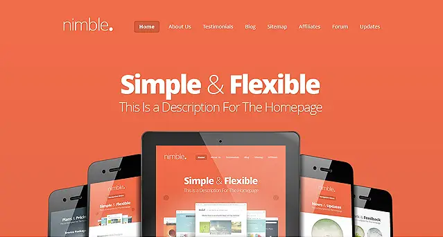 Nimble - Simple And Flexible Portfolio WordPress Theme