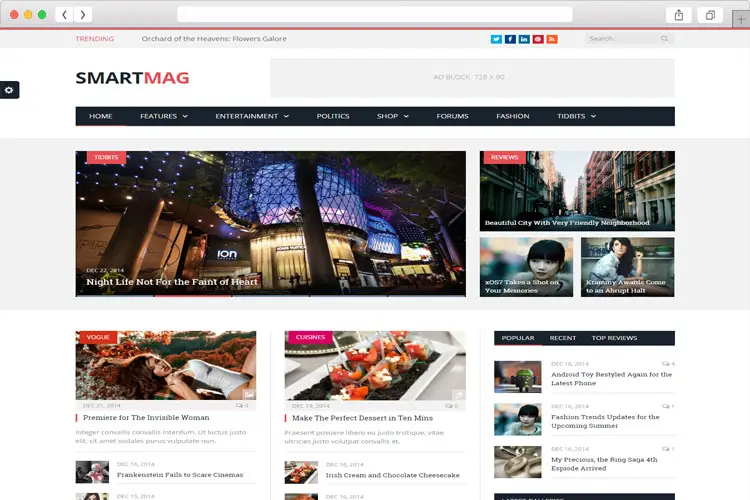SmartMag - Modern WordPress Theme for Newspaper
