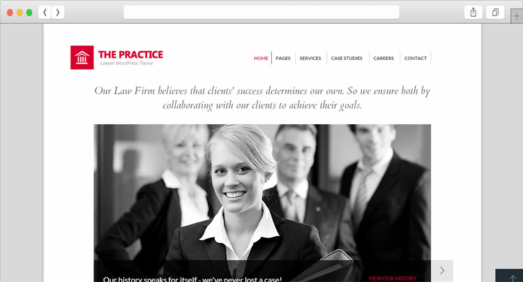 The Practice - Lawyer WordPress Corporate Business Theme