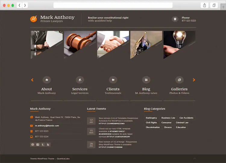 Themis – Private Lawyer & Legal WordPress Theme