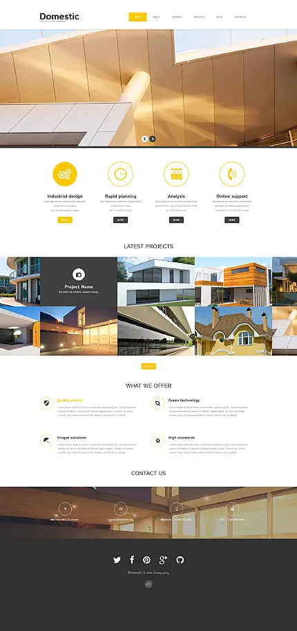 Responsive WordPress Website for an Architecture Company