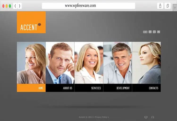 Accent - Animation Business Template