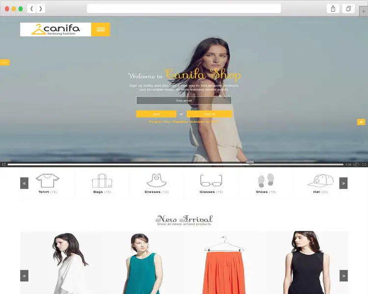 Canifa - Stylist Fashion HTML Website Template