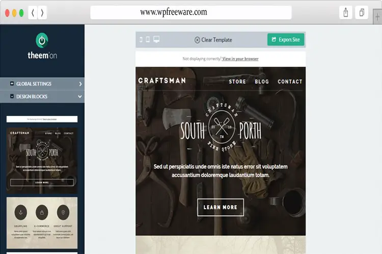 Craftsman - E-newsletter, Eshot, Notification Template
