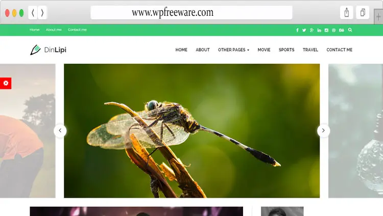 Dinilipi - Minimal and Clean Bootstrap HTML blog template