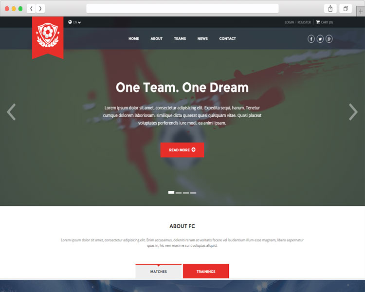 FC - Football Club HTML5 Template 