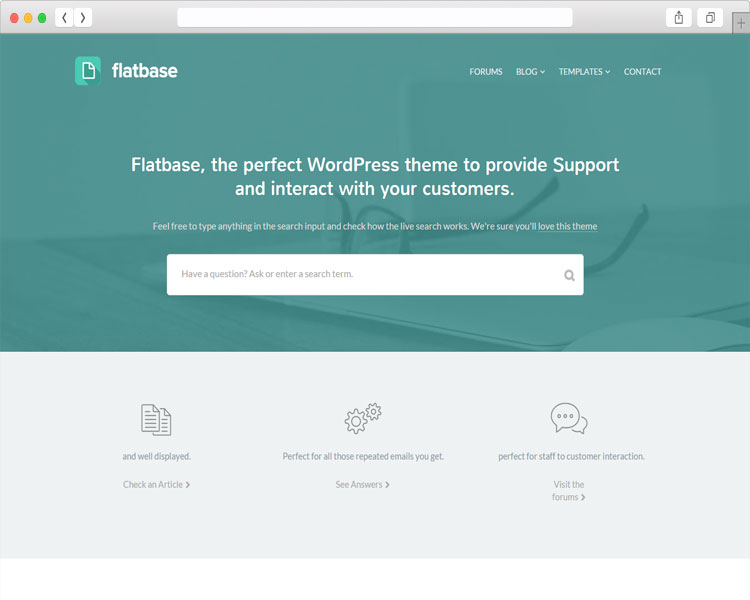 Flatbase - Responsive Knowledge Base & FAQ Theme
