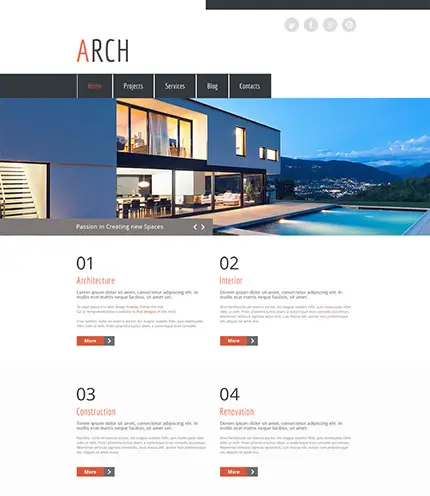 Modern HTML5 Architecture Template
