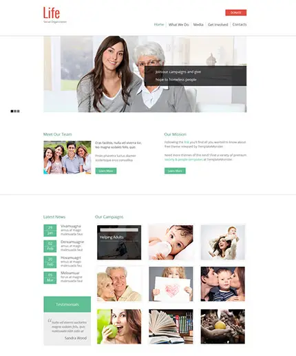 HTML5 Site Design for a Health Type Business