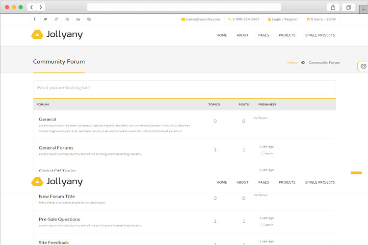 Jollyany - Corporate Multi-Purpose Theme for WordPress