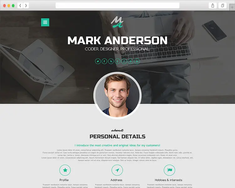 Mark Anderson - HighClass Portfolio WordPress Theme