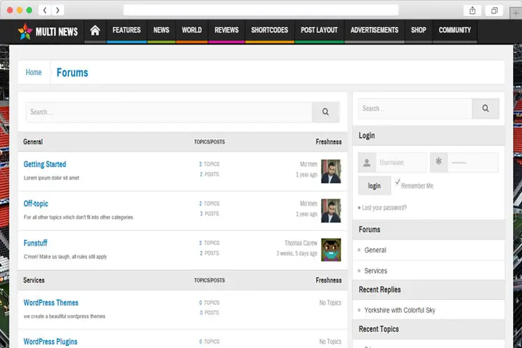 Multinews - Multi-purpose Modern WordPress Theme