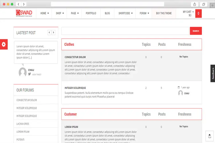 Oswad - WordPress Responsive Supermarket Online Theme