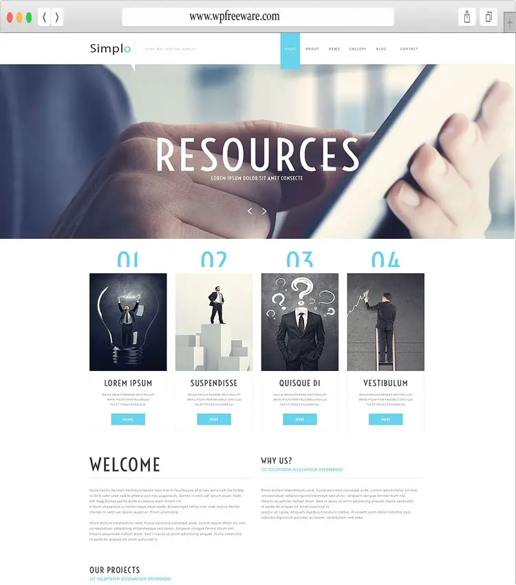 Resources - Business Responsive HTML5 Website Template