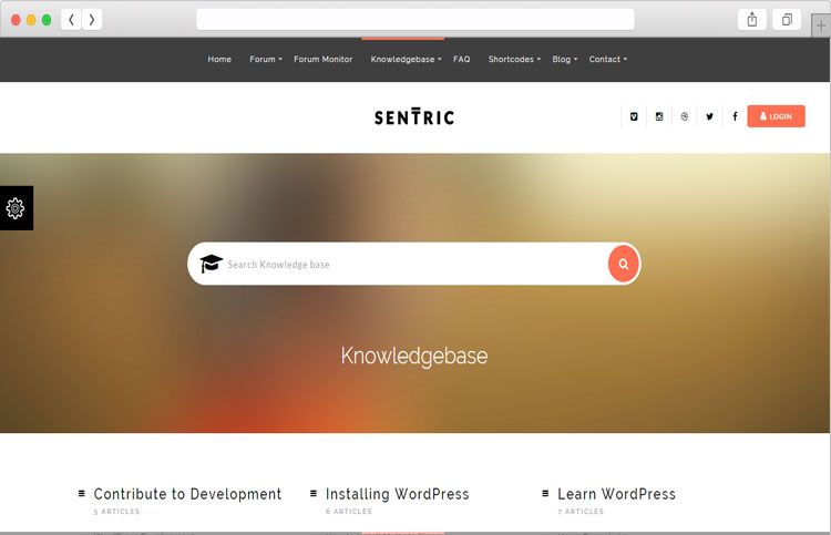 Sentric - Support Forum & WordPress Knowledge Base Theme