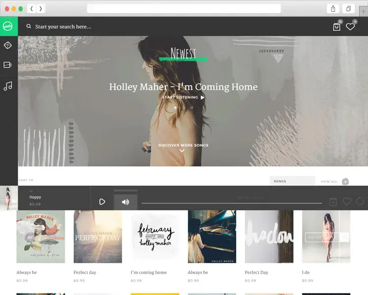  Sura - Band Music Web App HTML Template