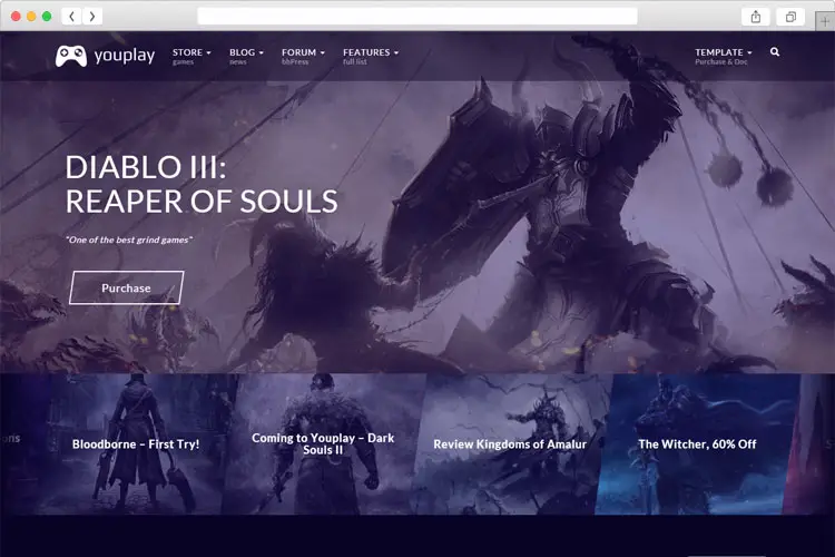 Youplay - WordPress Gaming Theme with bbPress Integration