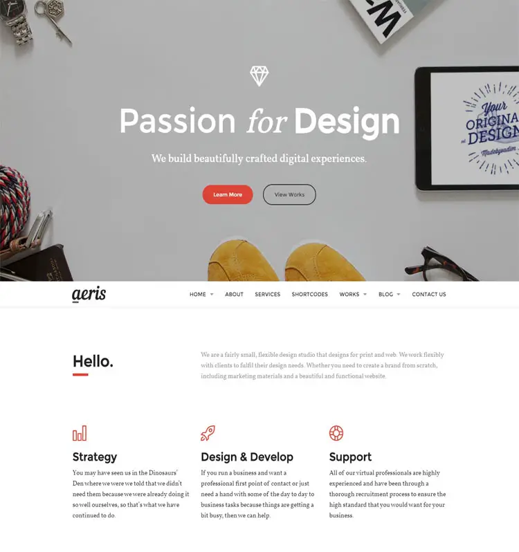 Aeris - Clean Design Theme for Multipurpose Business