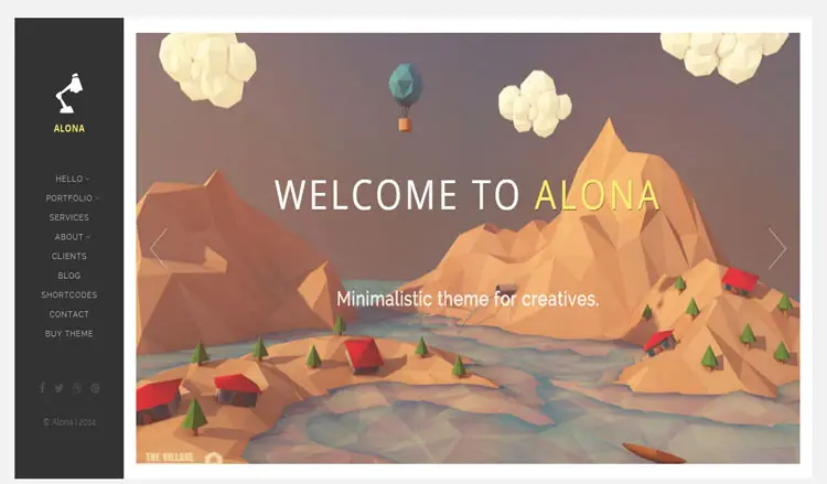 Alona - Creative Portfolio WordPress Theme