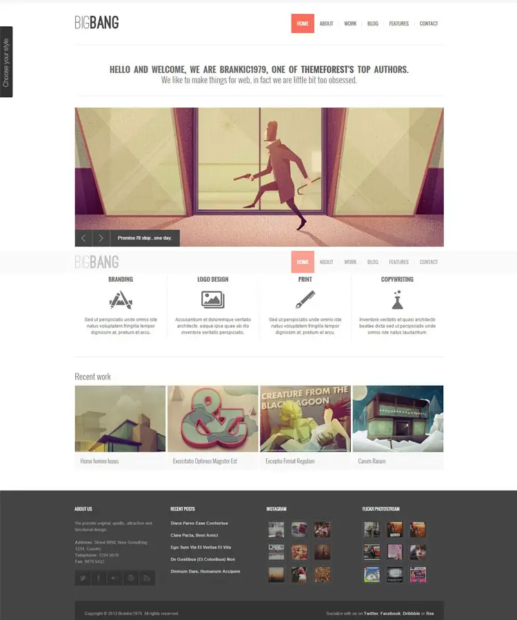 Bigbang - Simple and Clean Responsive Theme