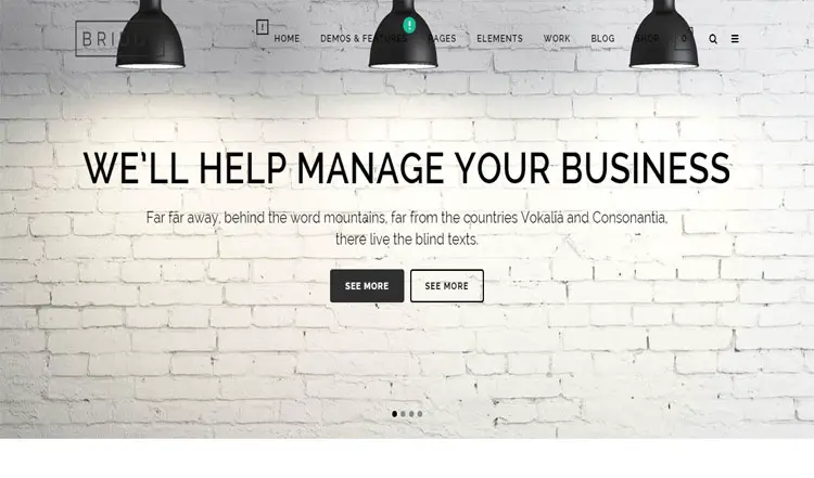 Bridge - Responsive Theme with Minimalist Design
