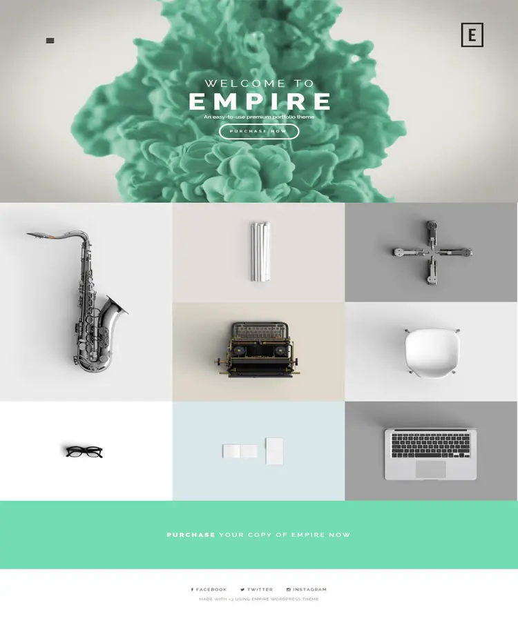 Empire - Automatic Easy to use Portfolio Theme