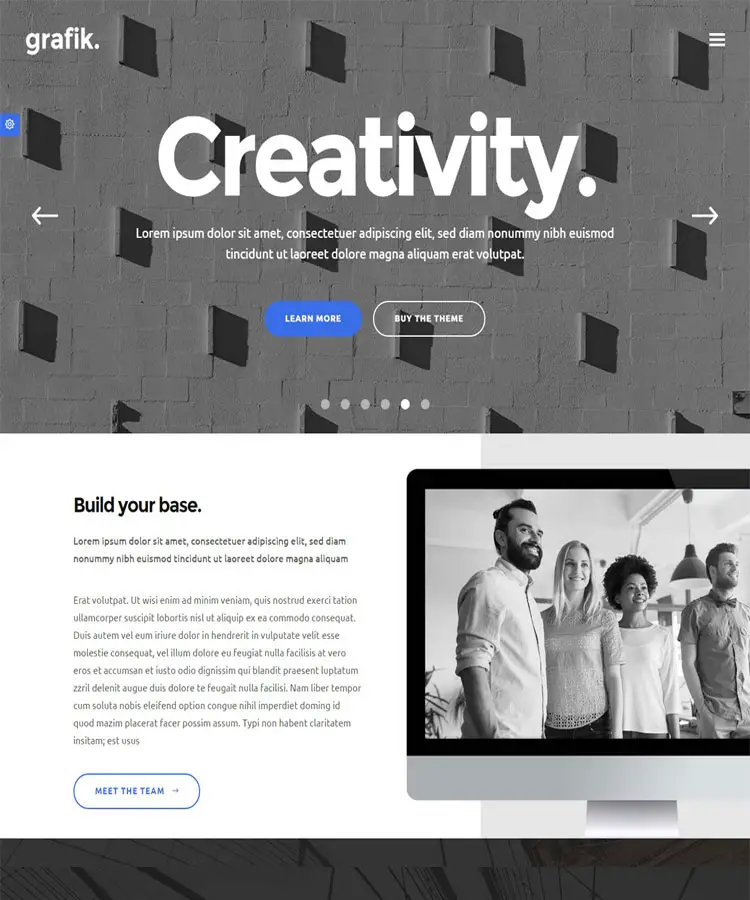 Grafik - Creative Multipurpose WordPress theme