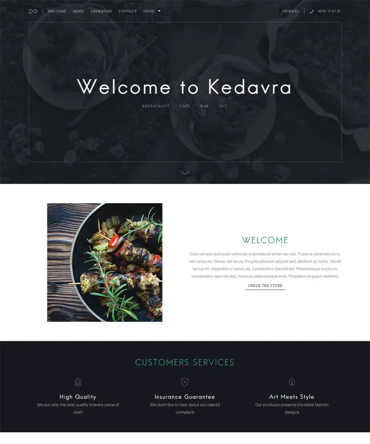 Kedavra - Clean and Modern WordPress Business Theme
