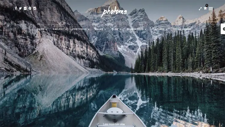 PhotoMe - Minimal Photography WordPress Theme