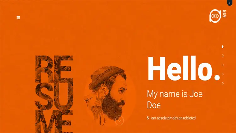 Resume - Clean and Minimal Personal CV Theme