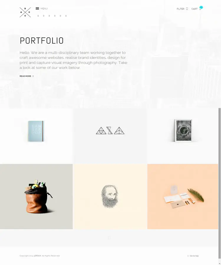 Roua - WordPress Theme for portfolio & creative agencies