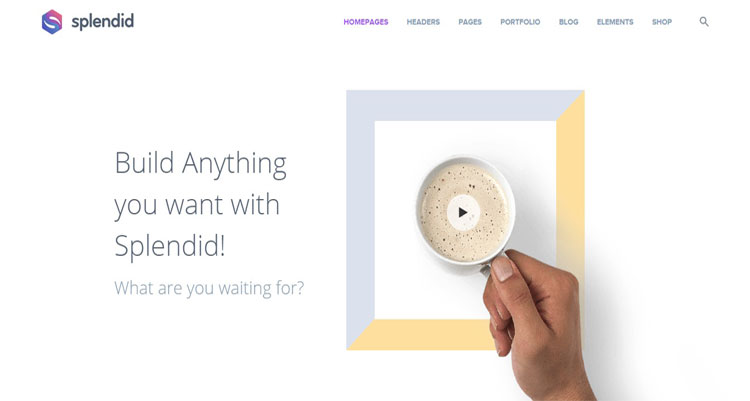 Splendid - WordPress Theme for Creative business