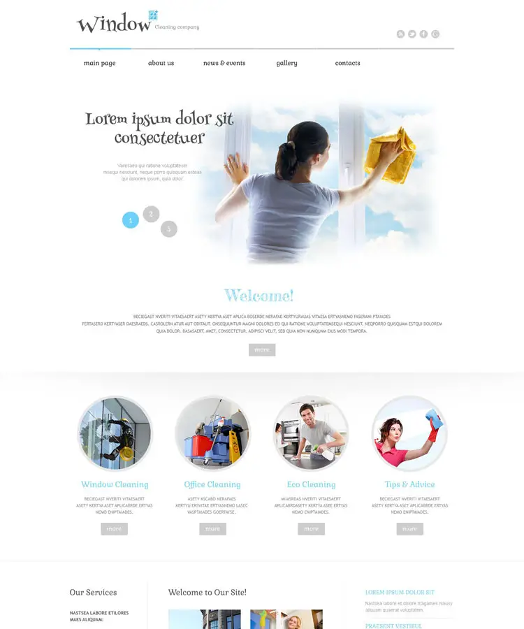 Window - Cleaning Company WordPress Theme