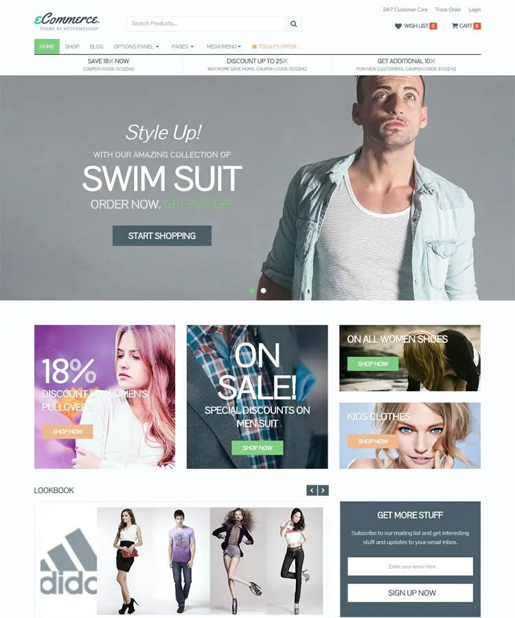 eCommerce – Modern & Minimal Design WordPess Theme for e-store
