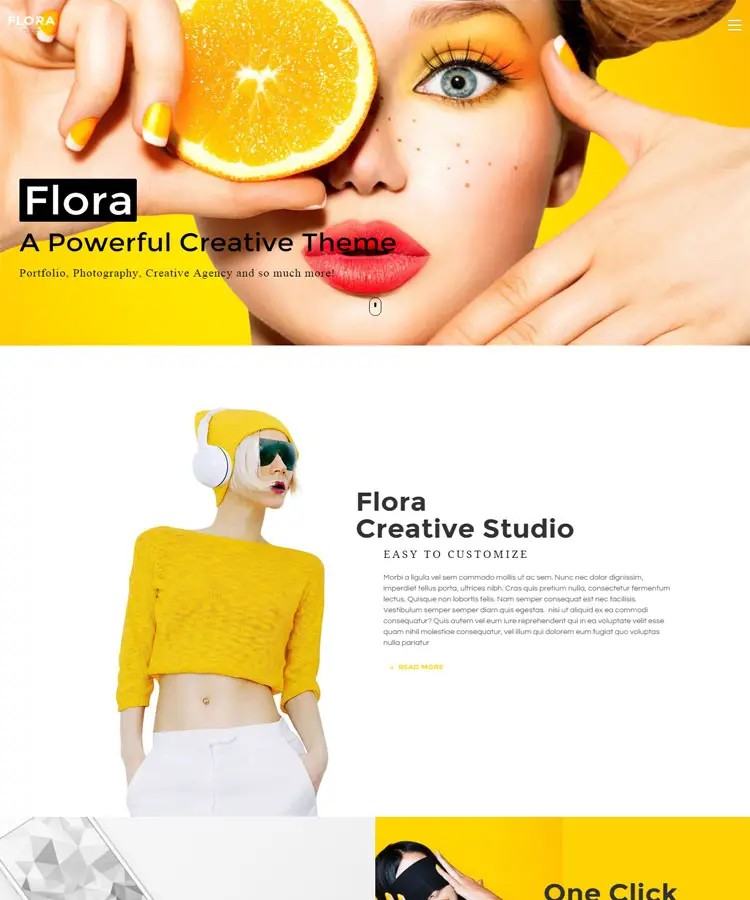 FLORA – CREATIVE THEME WITH PAGE BUILDER OPTION
