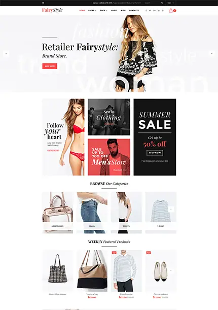 Sharp Dresser WooCommerce Theme