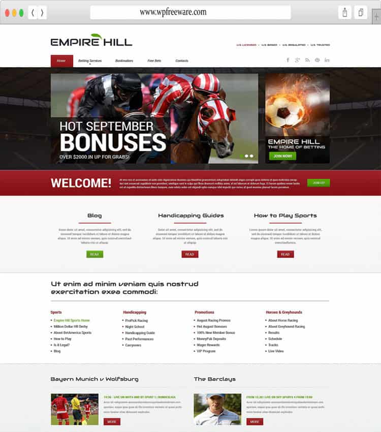 Empire Hill - Gambling HTML Website Template