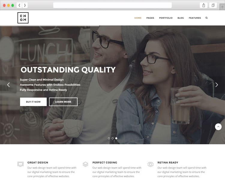 Enigma bootstrap responsive template