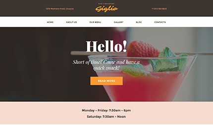 Giglio WordPress Theme