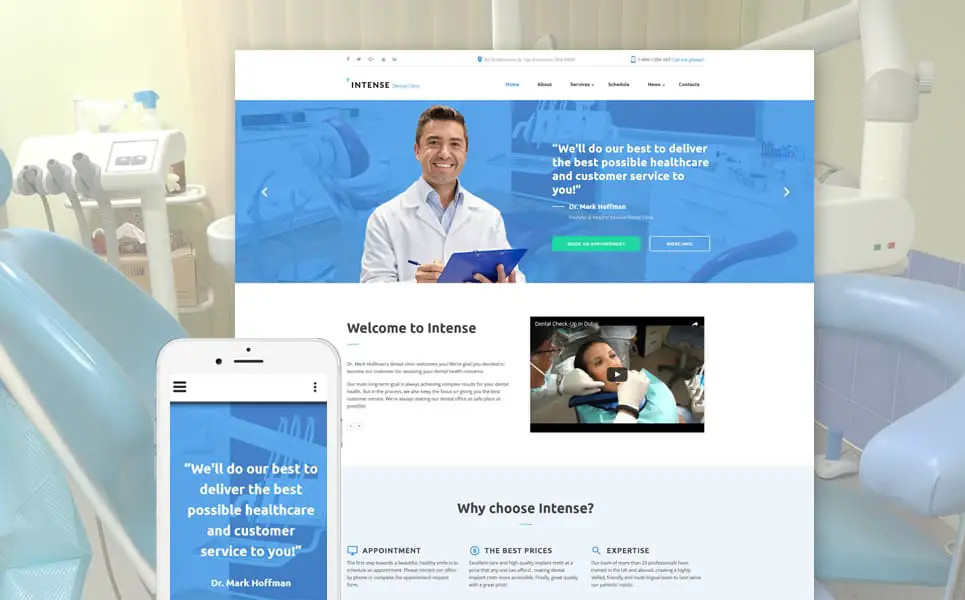 Dentist Practice Template
