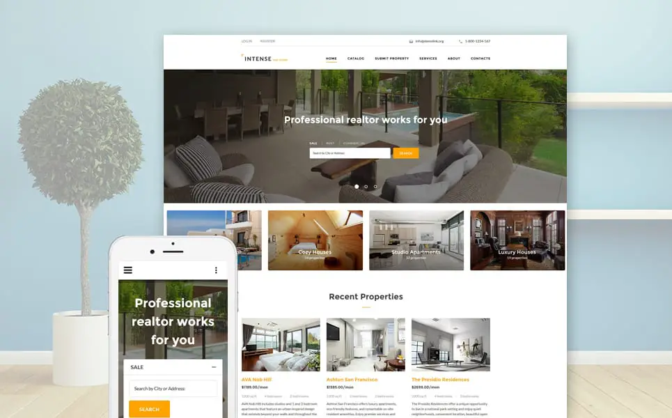 Property Online Website Template