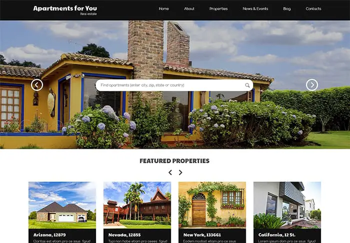 Rent/Buy Property WordPress Theme