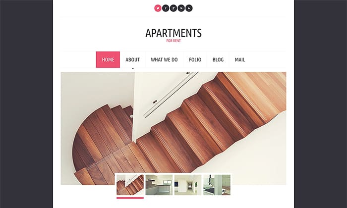 Modern Apartments for Rent WordPress Theme