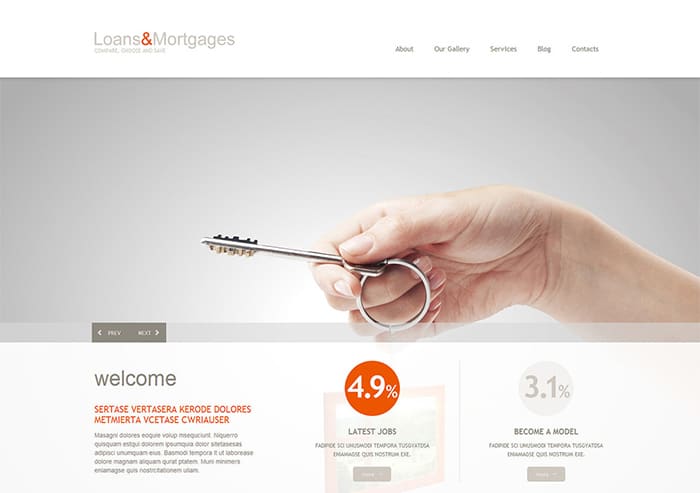 Loan & Mortgage Responsive WordPress Theme
