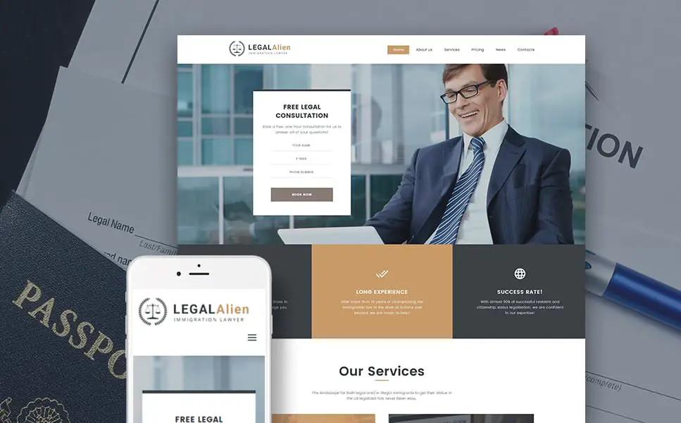ion Law & Attorney WordPress Theme