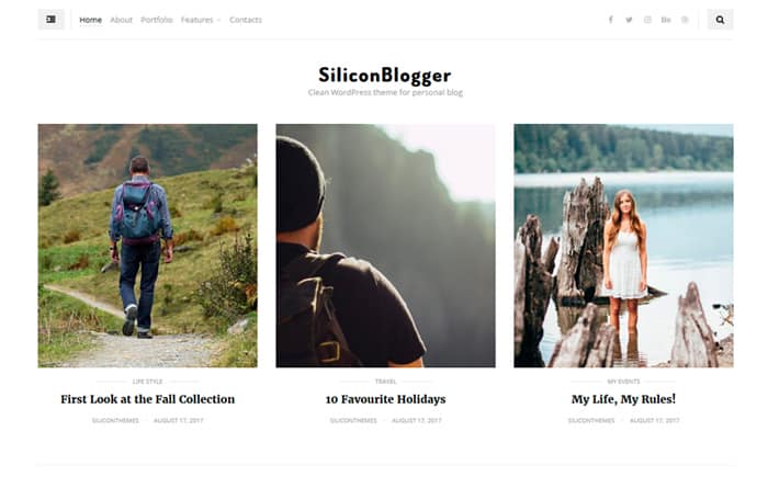 logger - Clean personal blog focused on readability WordPress Theme