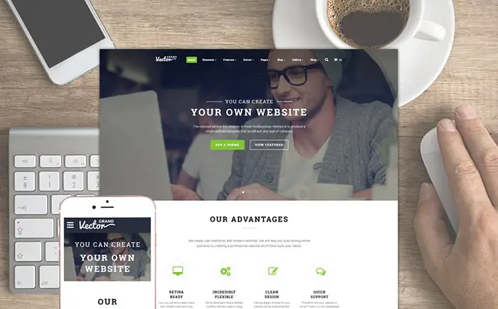 Grand Vector - Design Studio Multipurpose Website Template
