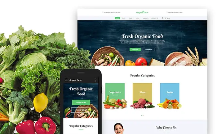 Food & Drink Responsive Website Template