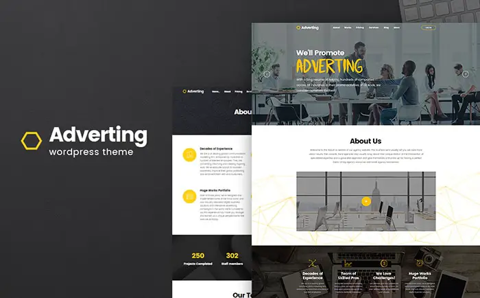Adverting - Advertising Agency Responsive WordPress Theme