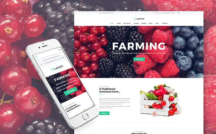 Latify - Private Farm Responsive WordPress Theme